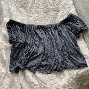 Off the shoulder crop top